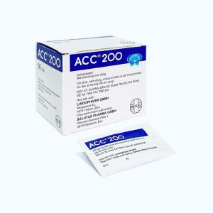 Bột pha uống ACC 200mg tiêu nhầy trong các bệnh phế quản - phổi (hộp 50 gói)