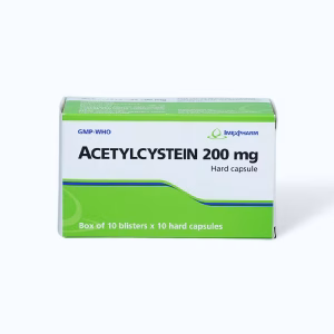 Viên nang Acetylcystein 200mg Imexpharm tiêu nhầy, loãng đàm, giảm ho (10 vỉ x 10 viên)