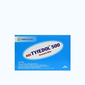 Viên nén Agi-Tyfedol 500mg hạ sốt, giảm đau (10 vỉ x 12 viên)