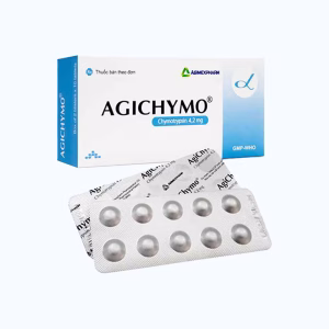 Viên nén AGICHYMO phù nề sau chấn thương, phẫu thuật, bỏng (6 vỉ x 10 viên)