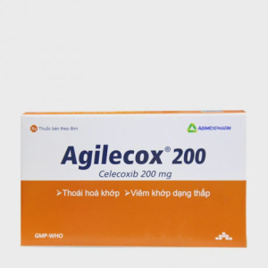 Viên nang cứng Agilecox 200mg giảm đau và giảm viêm xương khớp, thoái hoá khớp (2 vỉ x10 viên)