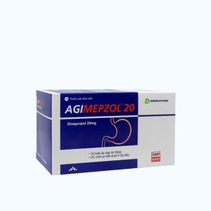 Viên nang Agimezol 20mg điều trị viêm loét dạ dày (10 vỉ x 10 viên)