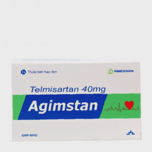 Viên nén Agimstan 40mg điều trị tăng huyết áp (4 vỉ x 7 viên)