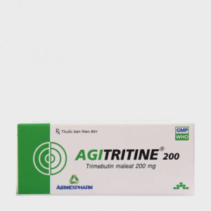 Viên nén Agitritine 200mg trị hội chứng ruột kích thích, co thắt dạ dày ruột (5 vỉ x 10 viên)