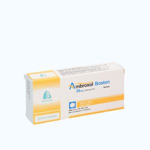 Viên nén Ambroxol 30mg Boston tiêu nhầy, loãng đàm, giảm ho (3 vỉ x 10 viên)