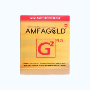 Viên uống AMFAGOLD G2 PLUS hỗ trợ hoạt huyết (Hộp 3 vỉ x 10 viên)