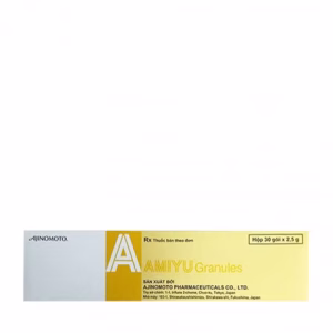 Thuốc cốm Amiyu Granules 2,5g cung cấp acid amin trên bệnh nhân suy thận mạn tính (30 gói x 2.5g)