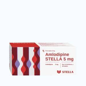 Amlodipine Stella 5mg (Hộp 10 vỉ x 10 viên)