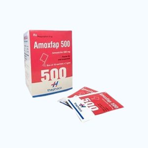 Bột pha uống Amoxfap 500mg điều trị nhiễm khuẩn (hộp 16 gói)