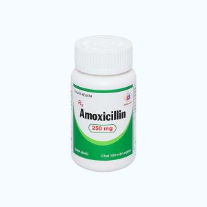 Viên nén Amoxicillin 250mg Domesco điều trị nhiễm khuẩn (chai 100 viên)