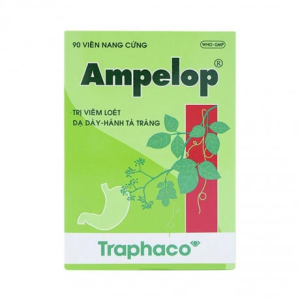 Viên nang Ampelop trị viêm loét dạ dày, hành tá tràng (9 vỉ x 10 viên)