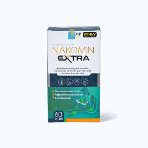 Viên uống An Huy Nakomin Extra hỗ trợ giảm thoái hóa khớp (Hộp 60 viên)