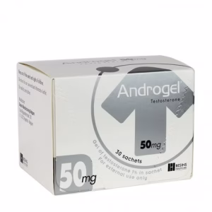 Gel bôi da Androgel Gel 50mg hỗ trợ điều trị thiểu năng tuyến sinh dục nam giới (30 gói x 5g)
