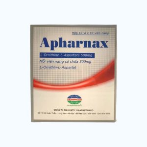 Viên nang APHARNAX 500MG điều trị viêm gan, xơ gan (10 vỉ x 10 viên)