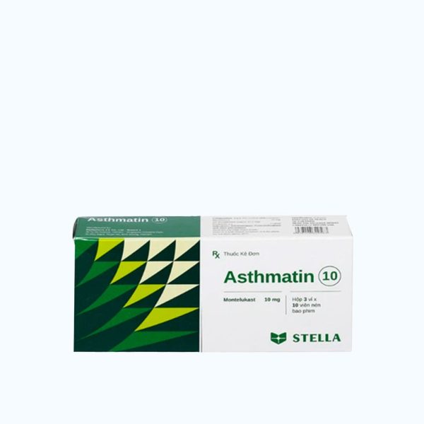 Viên nén Asthmatin 10mg dự phòng và điều trị hen phế quản mạn tính ...