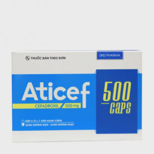 Viên nang Aticef 500mg điều trị nhiễm khuẩn (2 vỉ x 7 viên)