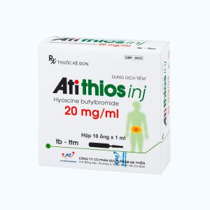 Thuốc tiêm Atithios 20mg/ml An Thiên điều trị co thắt dđường tiêu hóa (10 ống x 1ml)