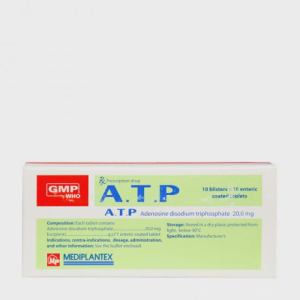 Viên nén bao phim A.T.P Mediplantex điều trị hỗ trợ chứng đau lưng (10 vỉ x 10 viên)
