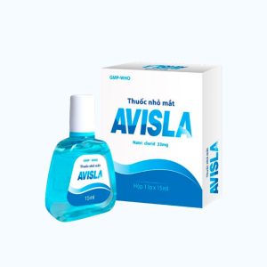 Thuốc nhỏ mắt AVISLA mỏi mắt, khô mắt, phòng ngừa các bệnh về mắt (chai 15ml)