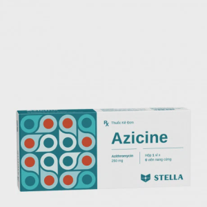 Viên nang Azicine 250mg Stella điều trị nhiễm khuẩn đường hô hấp (1 vỉ x 6 viên)