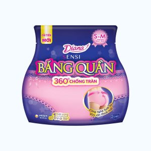 Băng vệ sinh ban đêm dạng quần Diana Super Night Size S-M (2 chiếc/gói)