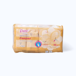 Băng vệ sinh hàng ngày Diana Sensi Compact (Gói 40 miếng)