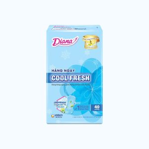 Băng vệ sinh mát lạnh hàng ngày Diana Sensi Cool Fresh (40 miếng/gói)