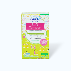 Băng vệ sinh Sofy Soft Tampon mềm mại (9 miếng/hộp)