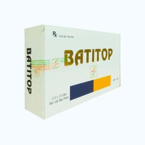 Viên nén BATITOP 500MG điều trị nhiễm khuẩn đường hô hấp (hộp 30 viên)
