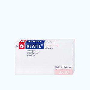 Viên nén Beatil 4mg/5mg điều trị tăng huyết áp vô căn và bệnh mạch vành ổn định (3 vỉ x 10 viên)