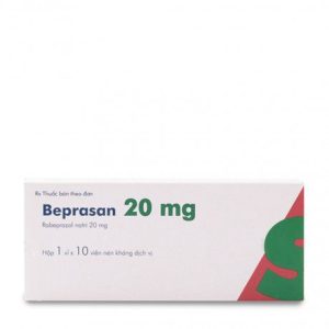 Viên nang kháng dịch vị Beprasan 20mg điều trị viêm loét dạ dày (1 vỉ x 10 viên)