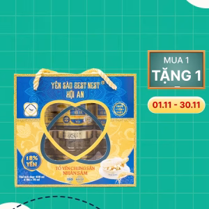 Yến Chưng Bestnest Hội An Nhân Sâm (Lốc 6 Hũ x 70ml)