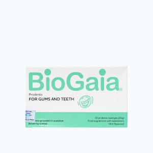 Viên ngậm Biogaia Prodentis Lozenges For Gums And Teeth vị bạc hà hỗ trợ bảo vệ sức khỏe răng lợi (3 vỉ x 10 viên)