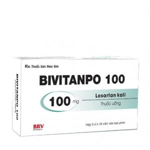 Viên nén Bivitanpo 100mg điều trị tăng huyết áp (3 vỉ x 10 viên)