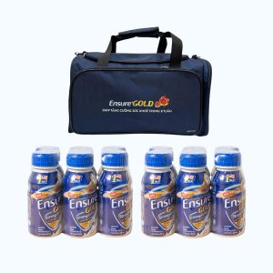 Bộ quà tặng Abbott Gold hương Vani (12 chai x 237ml) + Túi Du Lịch
