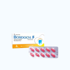 Viên nén Bosdogyl F phòng ngừa và điều trị nhiễm trùng răng miệng (2 vỉ x 10 viên)