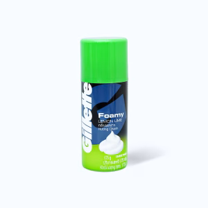 Bọt Cạo Râu GILLETTE FOAMY LEMON LIME Hương Chanh (175g)