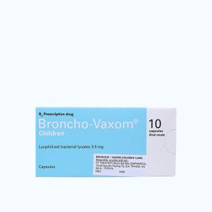 Broncho-Vaxom Children 3,5mg (1 vỉ x 10 viên/hộp)