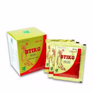 Thuốc cốm BTIKG cầm máu, chống viêm, giảm đau, chống táo bón, làm thu nhỏ búi trĩ (9 gói x 9g)