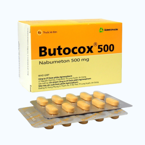 Viên nén Butocox 500mg trị viêm và đau do viêm khớp dạng thấp và viêm xương khớp (6 vỉ x 10 viên)