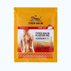 Tiger Balm Plaster-RD 7x10cm – Cao dán giảm đau nhức cơ khớp (12 túi x 3 miếng)