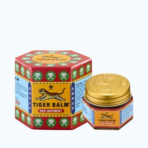 Cao xoa Tiger balm RED trị cảm cúm, sổ mũi, nghẹt mũi, chóng mặt, say tàu xe (hộp 19.4g)