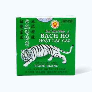 Cao xoa Bạch hổ hoạt lạc cao khu phong, hoạt lạc, tiêu viêm, chỉ thống (hộp 8g)
