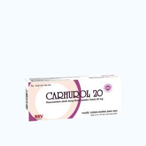 Viên nén CARHUROL 20MG điều trị tăng cholesterol máu, giảm mỡ máu (3 vỉ x 10 viên)