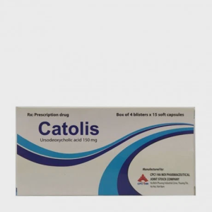 Viên nang mềm Catolis 150mg điều trị sỏi mật (4 vỉ x 15 viên)
