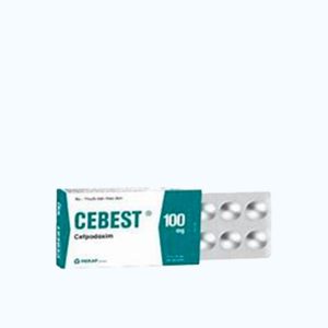 Viên nén Cebest 100mg kháng sinh điều trị nhiễm khuẩn (2 vỉ x 10 viên)