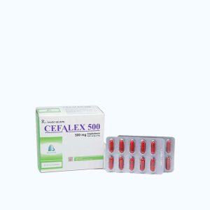 Viên nang Cefalex 500MG điều trị nhiễm khuẩn (10 vỉ x 10 viên)