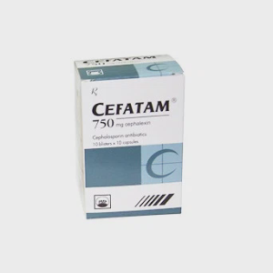 Viên nang Cefatam 750mg điều trị nhiễm khuẩn (10 vỉ x 10 viên)