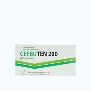 Viên nang Cefbuten 200mg kháng sinh điều trị nhiễm khuẩn (1 vỉ x 10 viên)