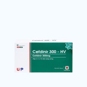 Viên nang Cefdinir 300 - HV điều trị nhiễm khuẩn (2 vỉ x 10 viên)